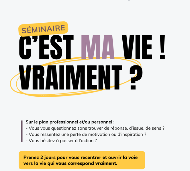 C'est ma vie vraiment